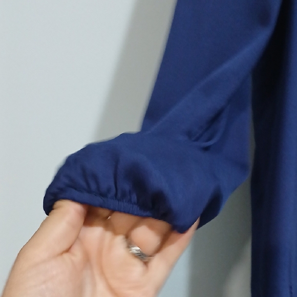 Navy Blue Macbeth Collection Dress, Sz Small, Gentle Used - Picture 6 of 8